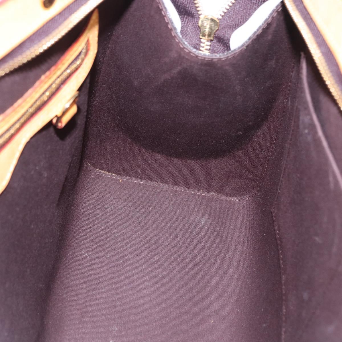 LOUIS VUITTON Monogram Vernis Blair MM Bag 2way Amarante M91619 LV Auth 198633A