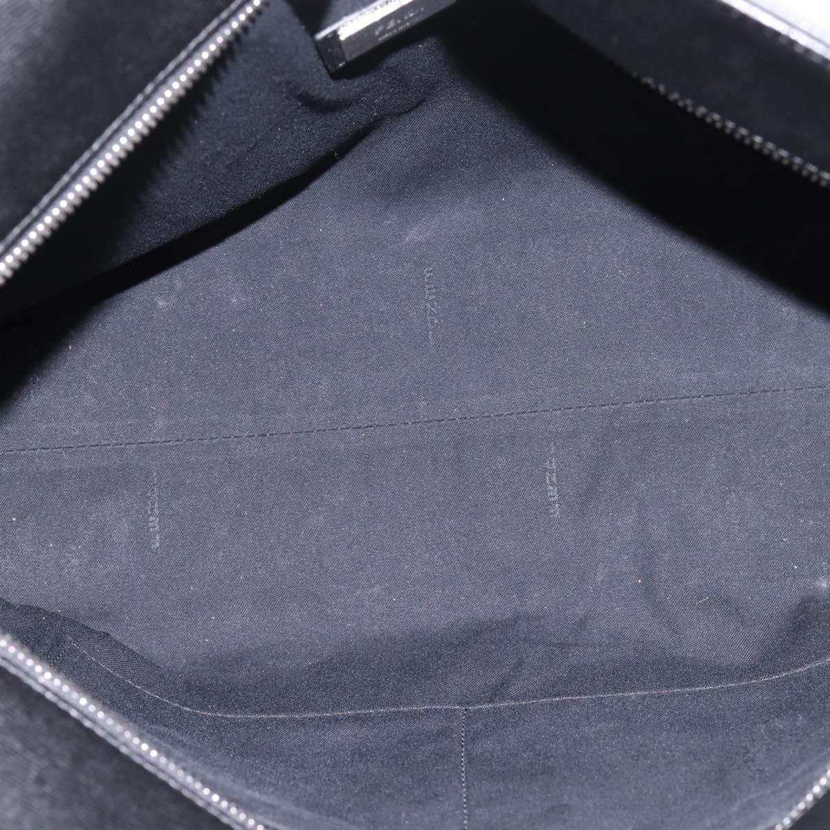 FENDI Tote Bag Leather Black Multicolor 8BH198 Auth 198636A