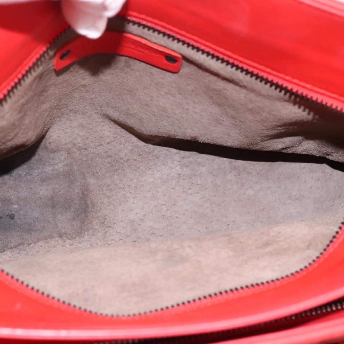 BOTTEGA VENETA INTRECCIATO Hand Bag 2way Red Auth 198653A