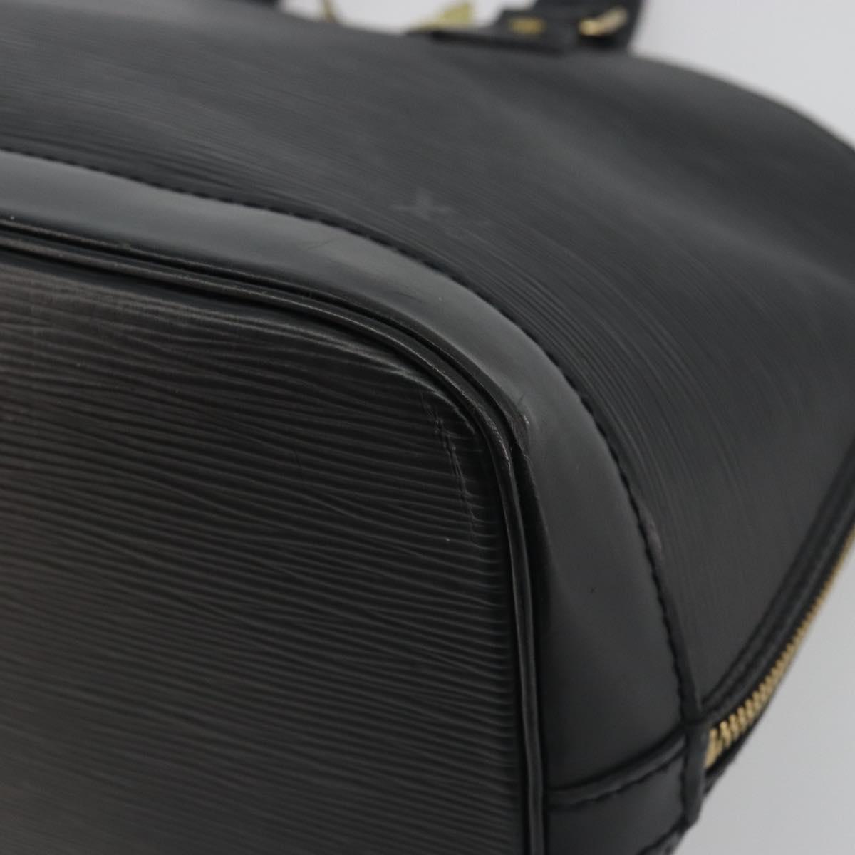 LOUIS VUITTON Epi Alma Hand Bag Noir M52142 LV Auth 198666A