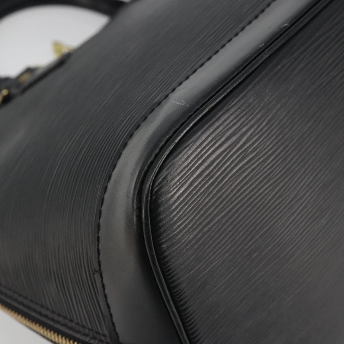 LOUIS VUITTON Epi Alma Hand Bag Noir M52142 LV Auth 198666A