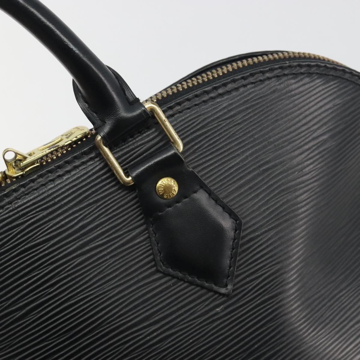 LOUIS VUITTON Epi Alma Hand Bag Noir M52142 LV Auth 198666A