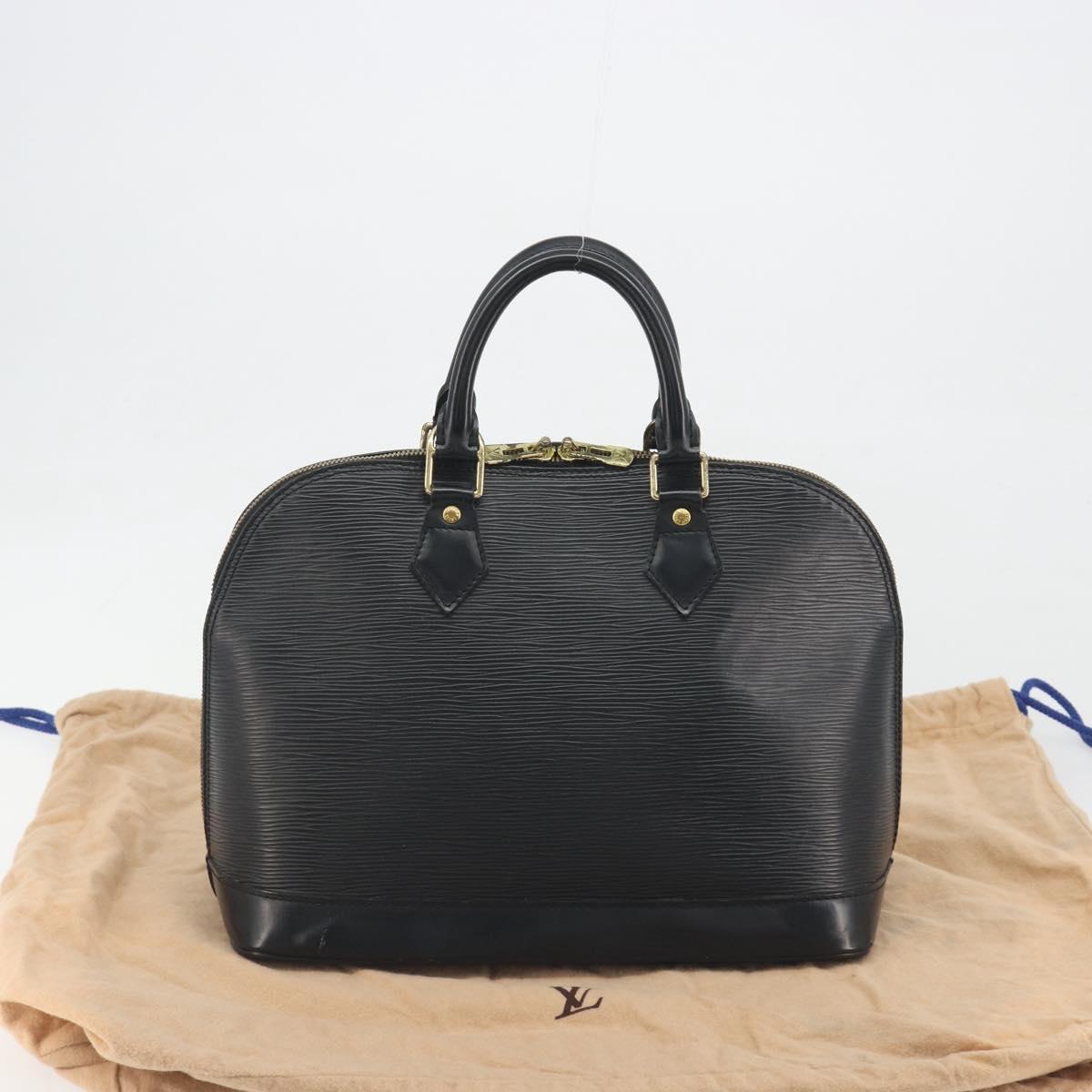 LOUIS VUITTON Epi Alma Hand Bag Noir M52142 LV Auth 198666A