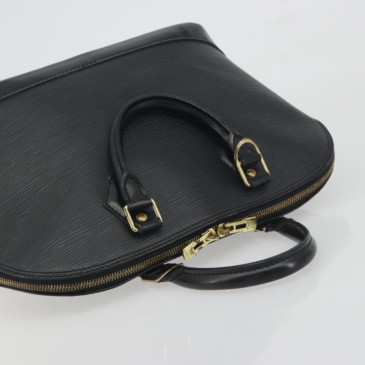LOUIS VUITTON Epi Alma Hand Bag Noir M52142 LV Auth 198666A