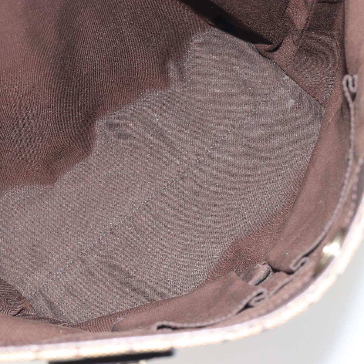 GUCCI GG Crystal Tote Bag Coated Canvas Outlet Beige Gold 353706 Auth 198678A