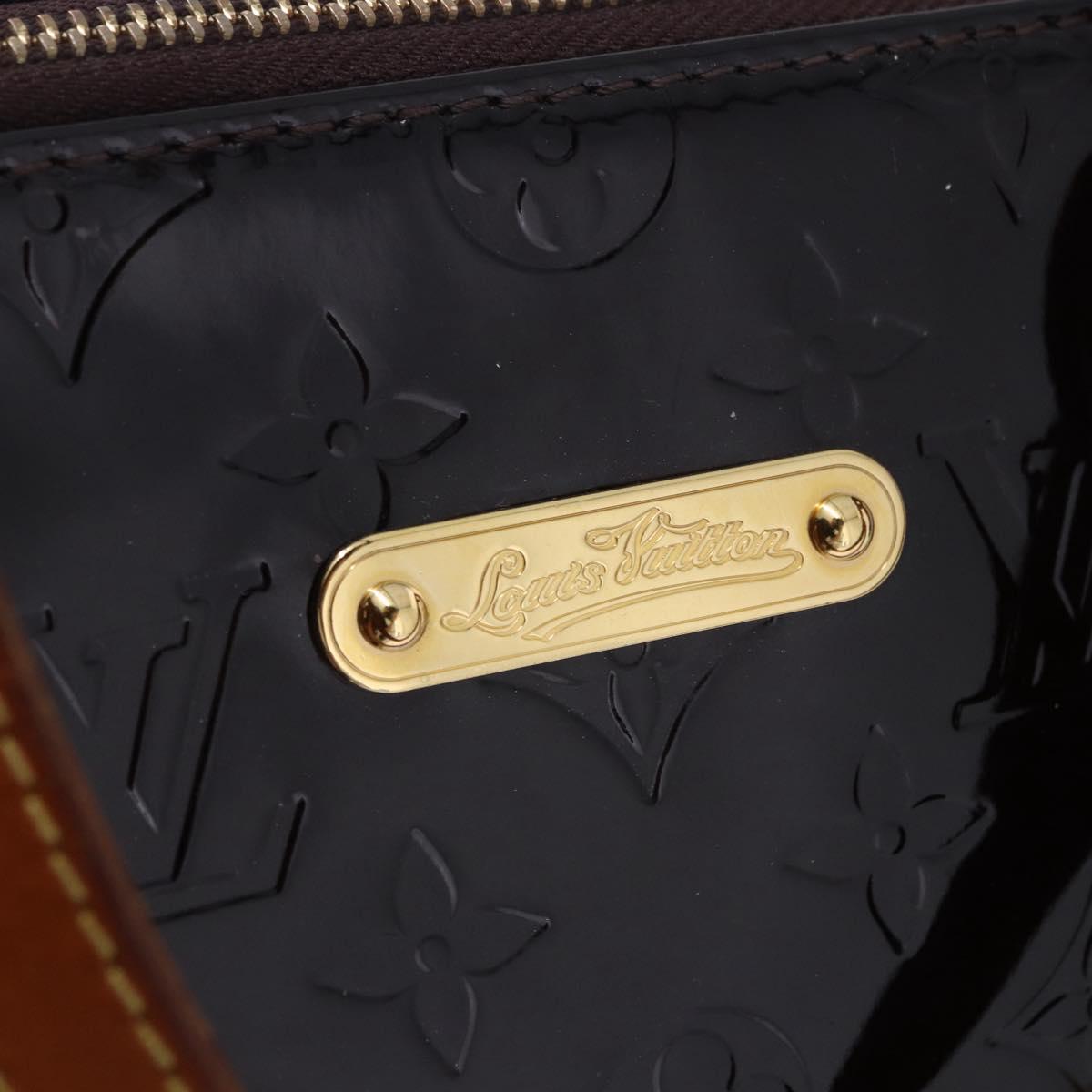 LOUIS VUITTON Monogram Vernis Bellevue GM Tote Bag Amarante M93589 Auth 198685A