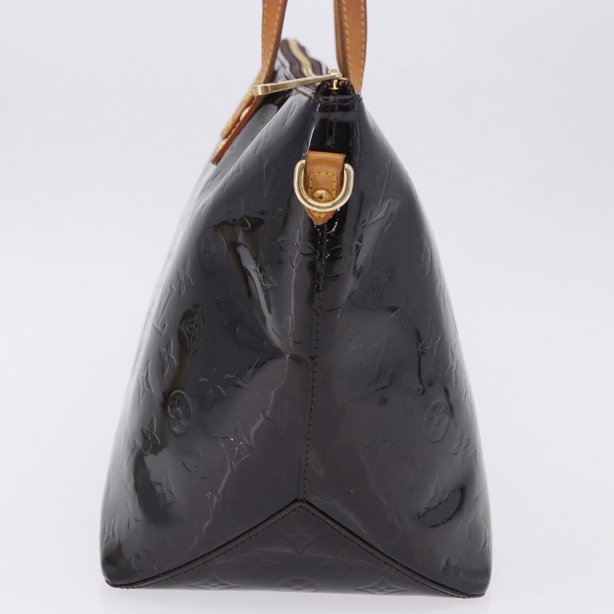 LOUIS VUITTON Monogram Vernis Bellevue GM Tote Bag Amarante M93589 Auth 198685A