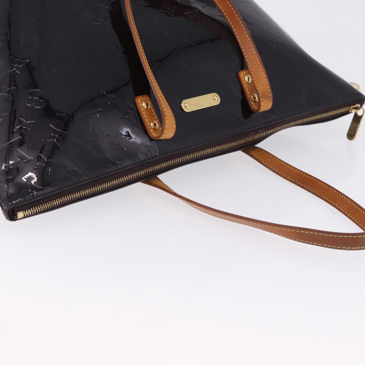 LOUIS VUITTON Monogram Vernis Bellevue GM Tote Bag Amarante M93589 Auth 198685A