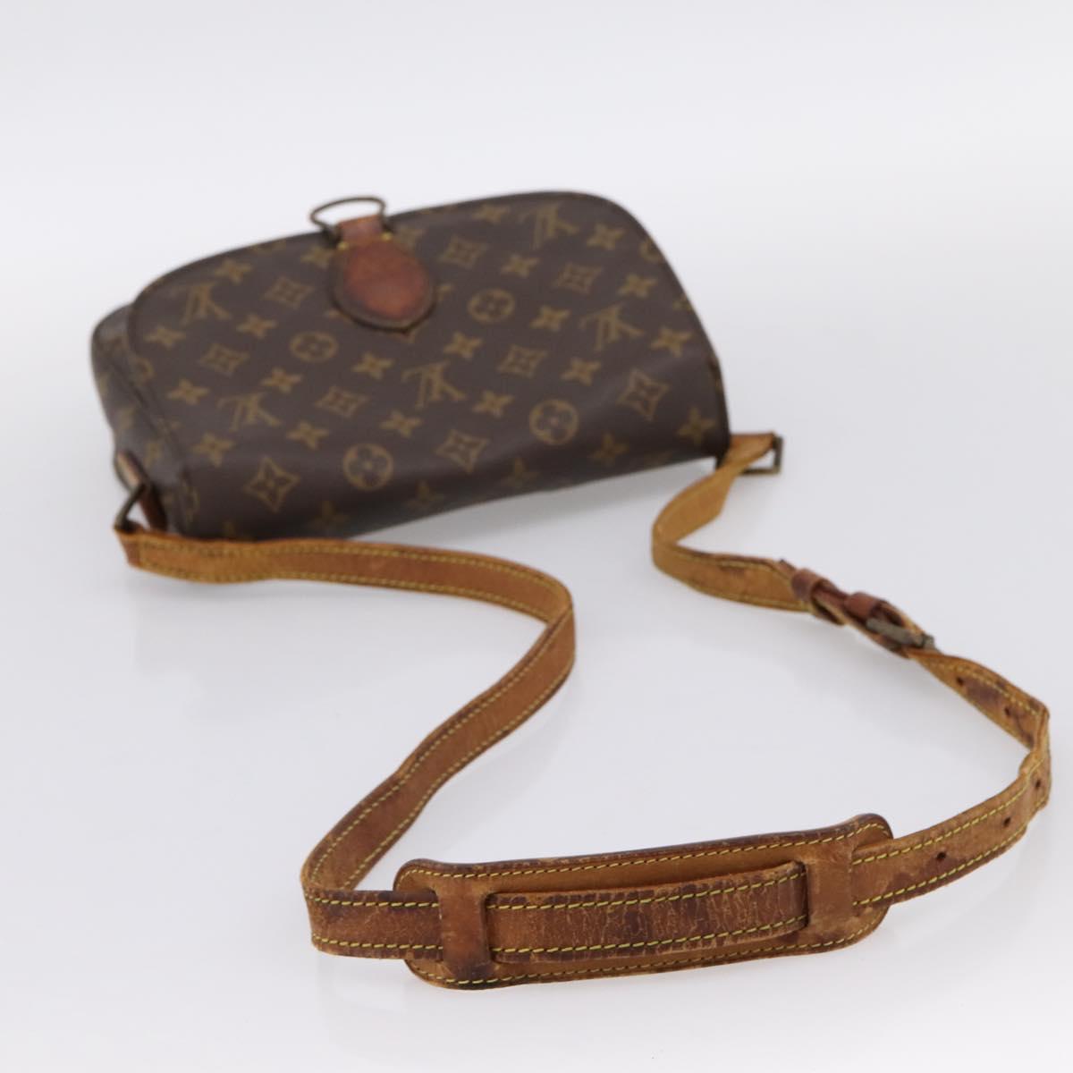 LOUIS VUITTON Monogram Saint Cloud GM Shoulder Bag M51242 LV Auth 198696