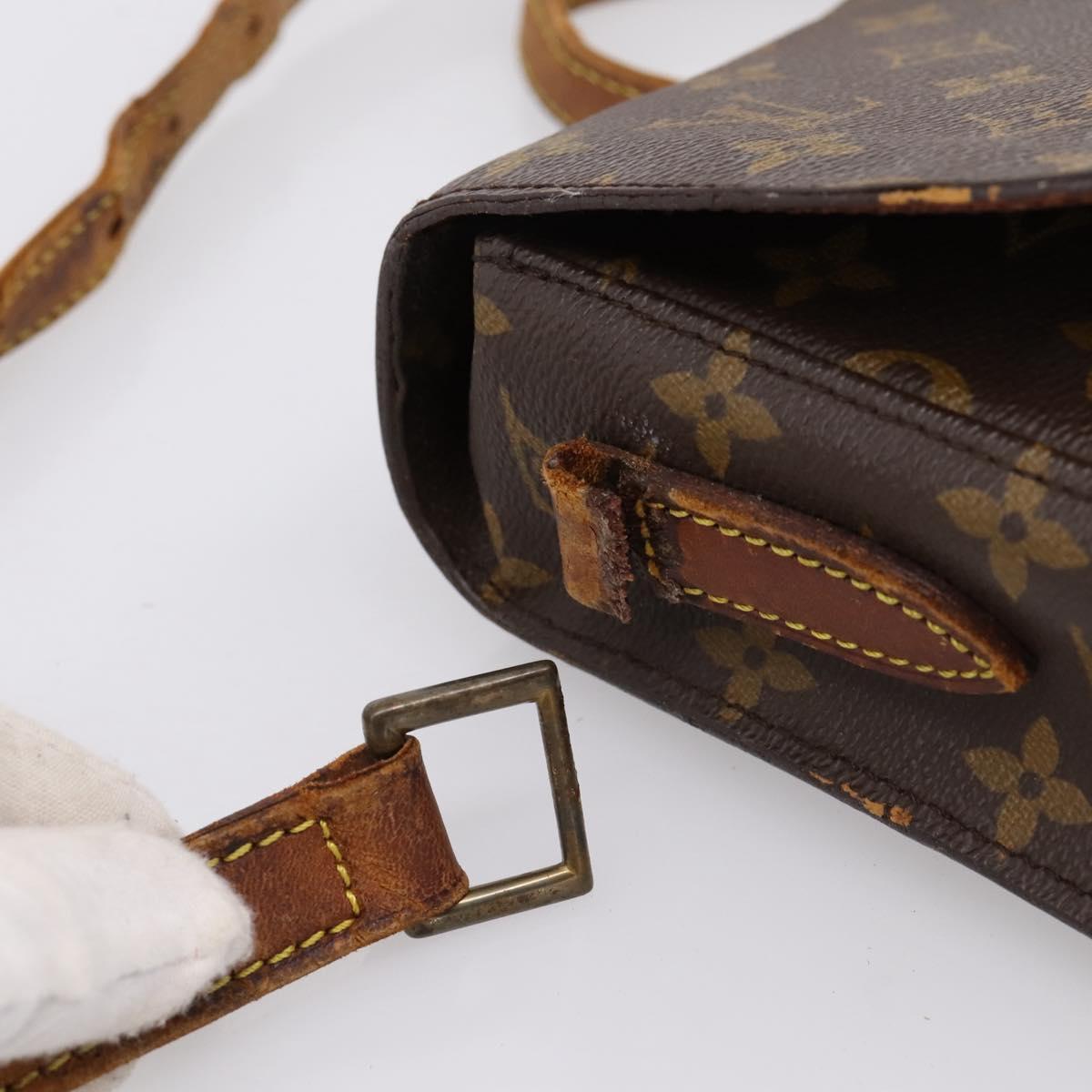 LOUIS VUITTON Monogram Saint Cloud GM Shoulder Bag M51242 LV Auth 198696