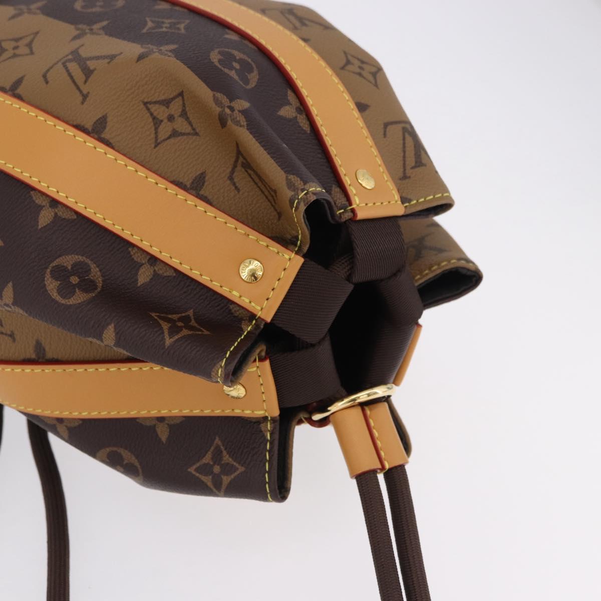 LOUIS VUITTON Monogram Stripe Randonnee Messenger Bag M45968 LV Auth 198698M