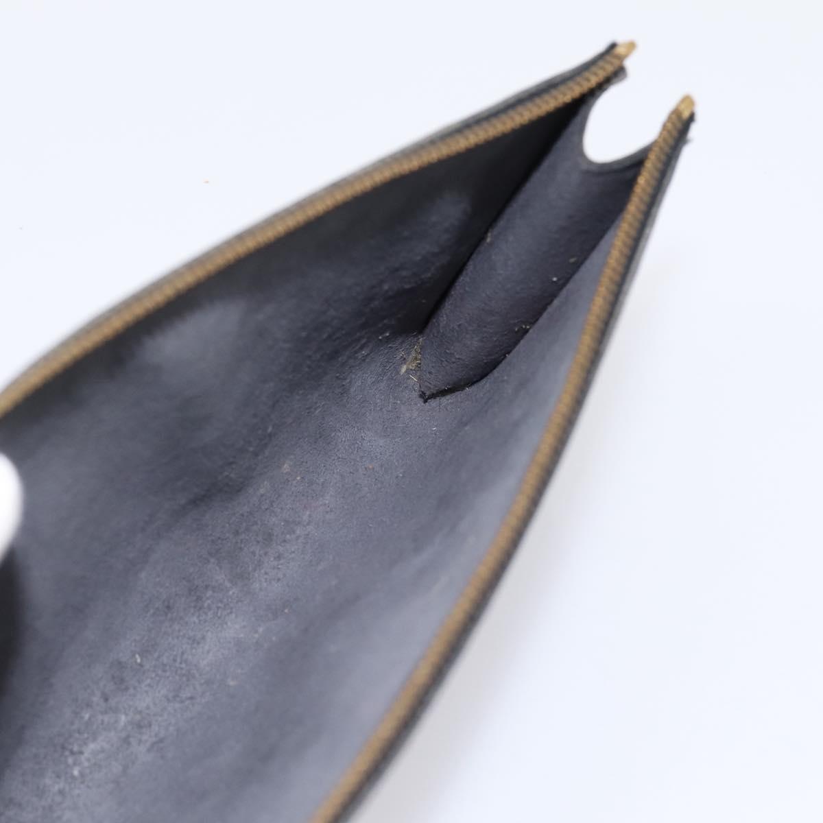 LOUIS VUITTON Epi Pochette Accessoires Pouch Black M52982 LV Auth 198701A