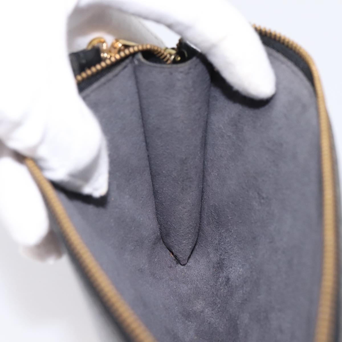 LOUIS VUITTON Epi Pochette Accessoires Pouch Black M52982 LV Auth 198701A