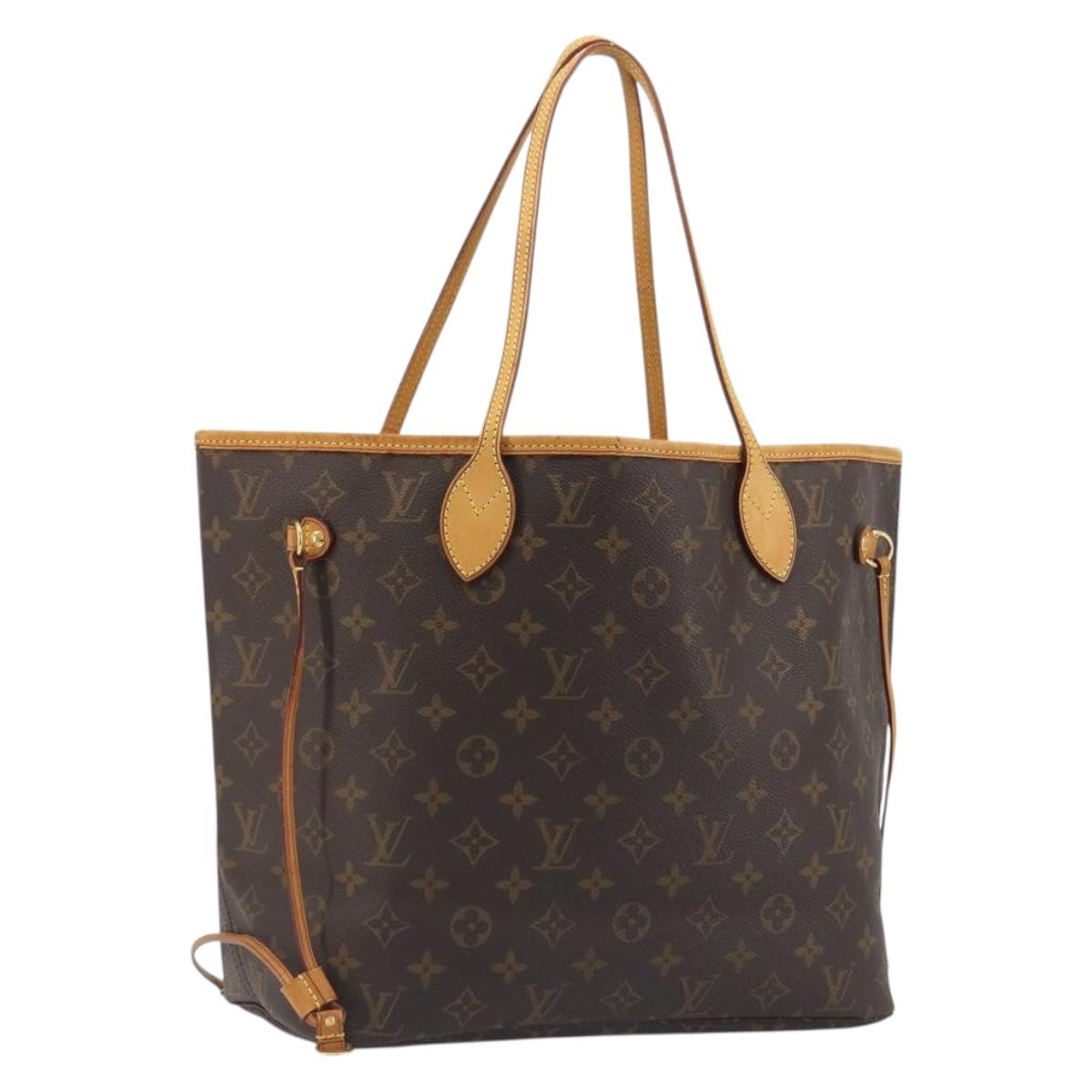 LOUIS VUITTON Monogram Neverfull MM Tote Bag M40156 LV Auth 198711