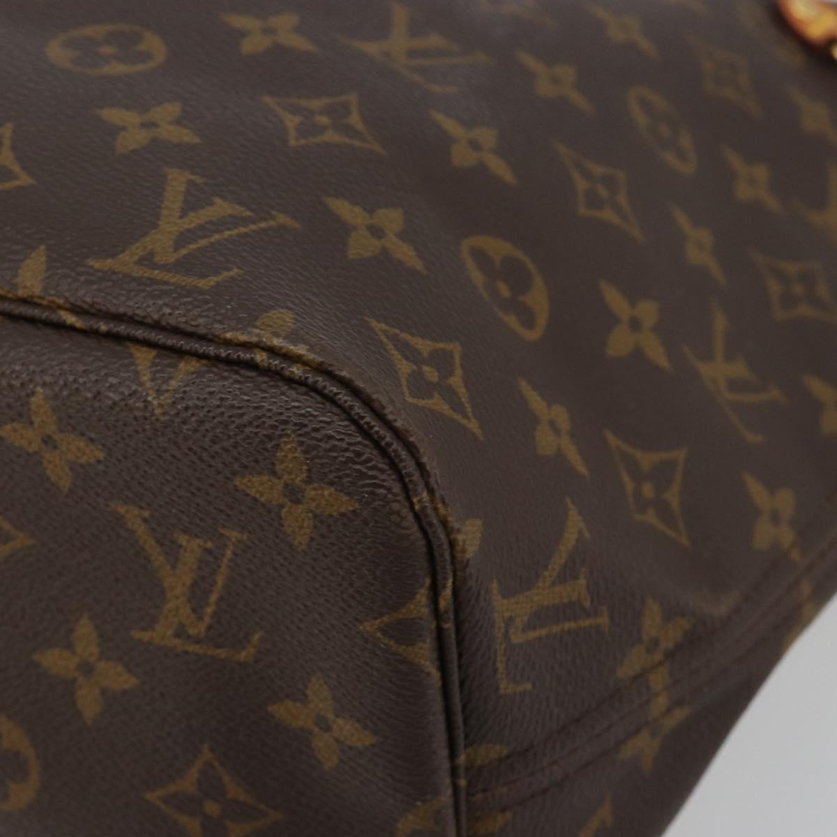 LOUIS VUITTON Monogram Neverfull MM Tote Bag M40156 LV Auth 198711