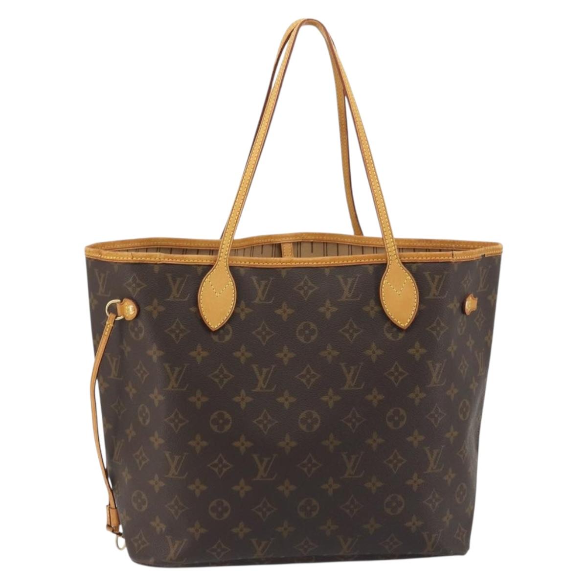 LOUIS VUITTON Monogram Neverfull MM Tote Bag M40156 LV Auth 198711