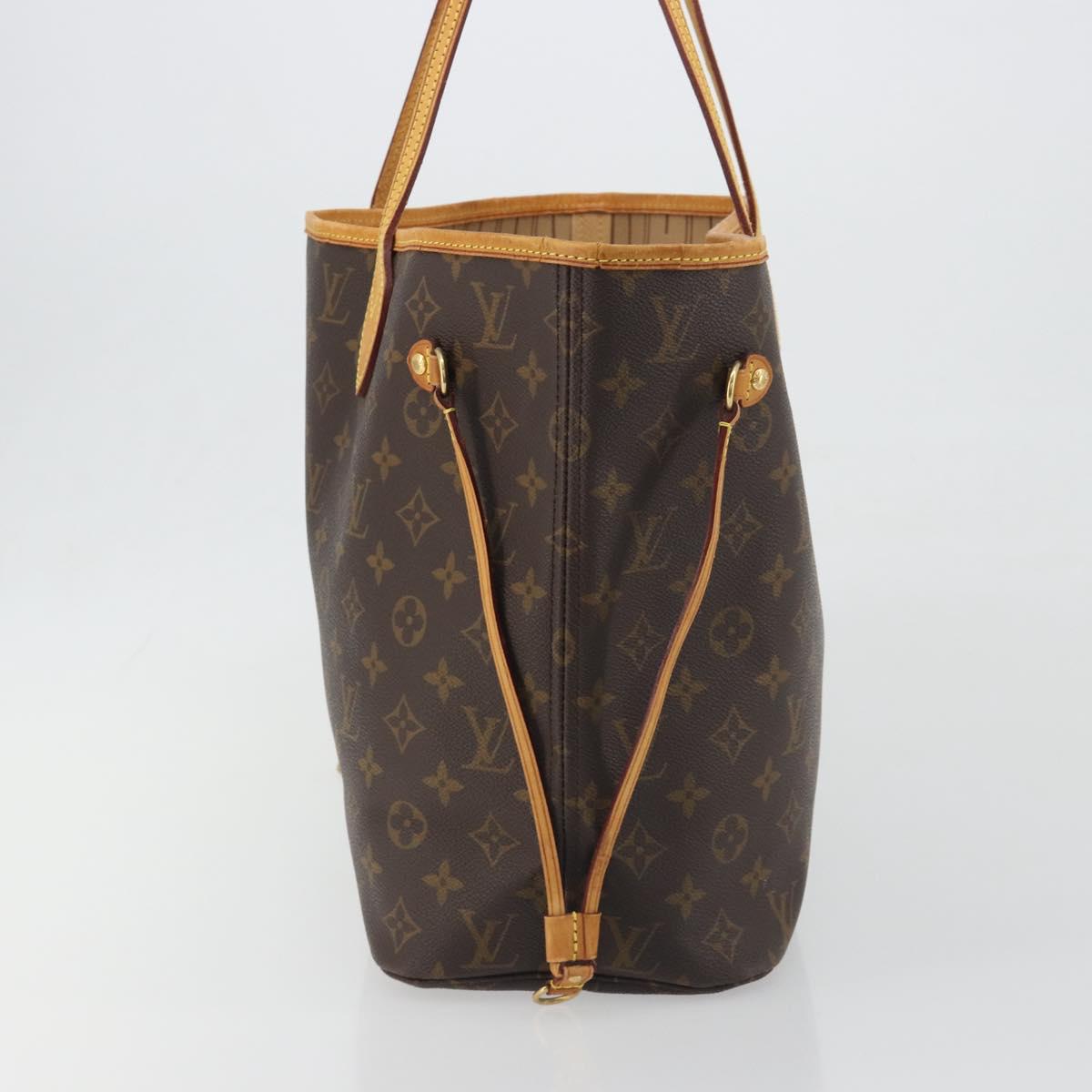 LOUIS VUITTON Monogram Neverfull MM Tote Bag M40156 LV Auth 198711