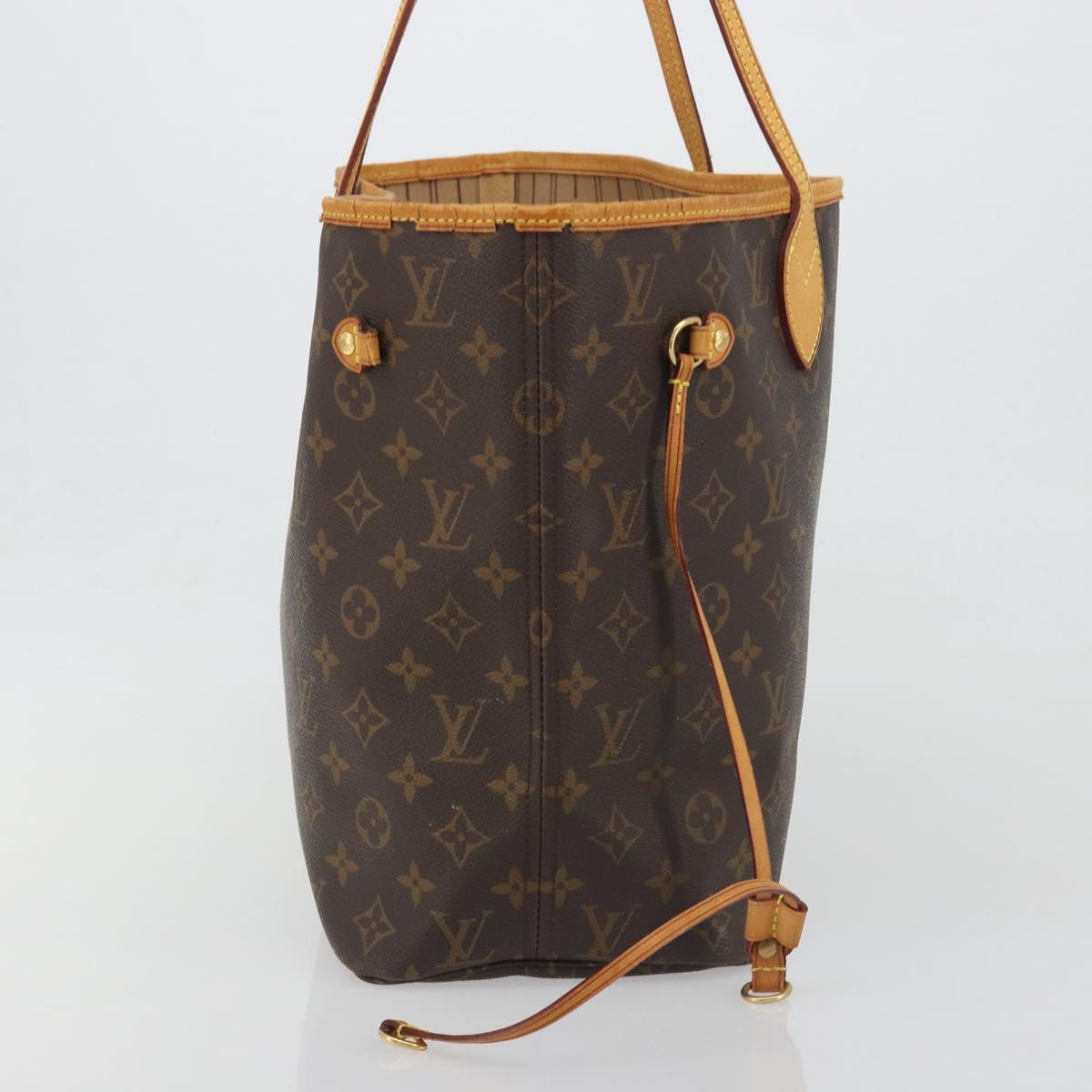 LOUIS VUITTON Monogram Neverfull MM Tote Bag M40156 LV Auth 198711