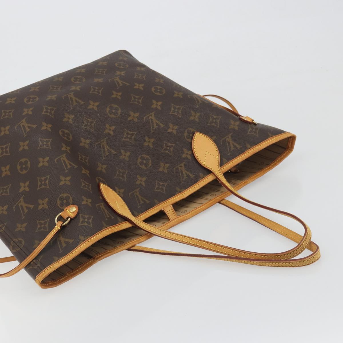LOUIS VUITTON Monogram Neverfull MM Tote Bag M40156 LV Auth 198711