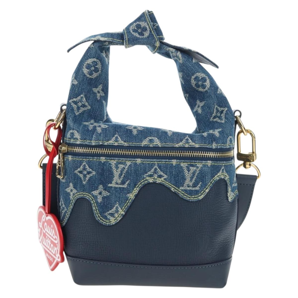 LOUIS VUITTON Monogram Denim Drip Japanese Cruiser NIGO M45970 Auth 198712SM