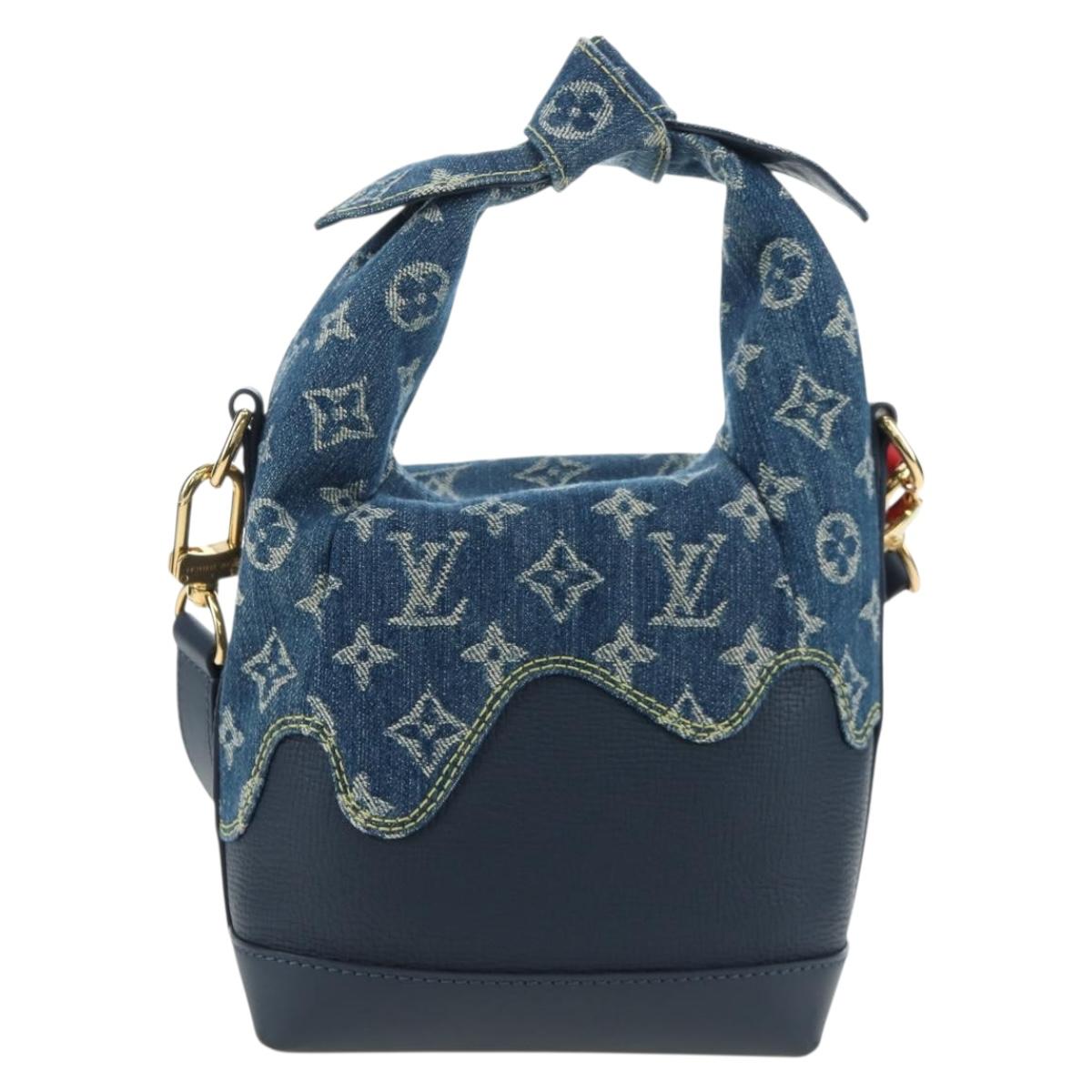LOUIS VUITTON Monogram Denim Drip Japanese Cruiser NIGO M45970 Auth 198712SM