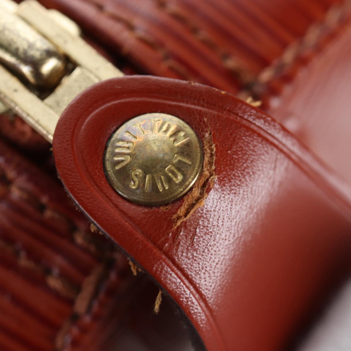 LOUIS VUITTON Epi Speedy 40 Hand Bag Brown Kenya M42983 LV Auth 198713V