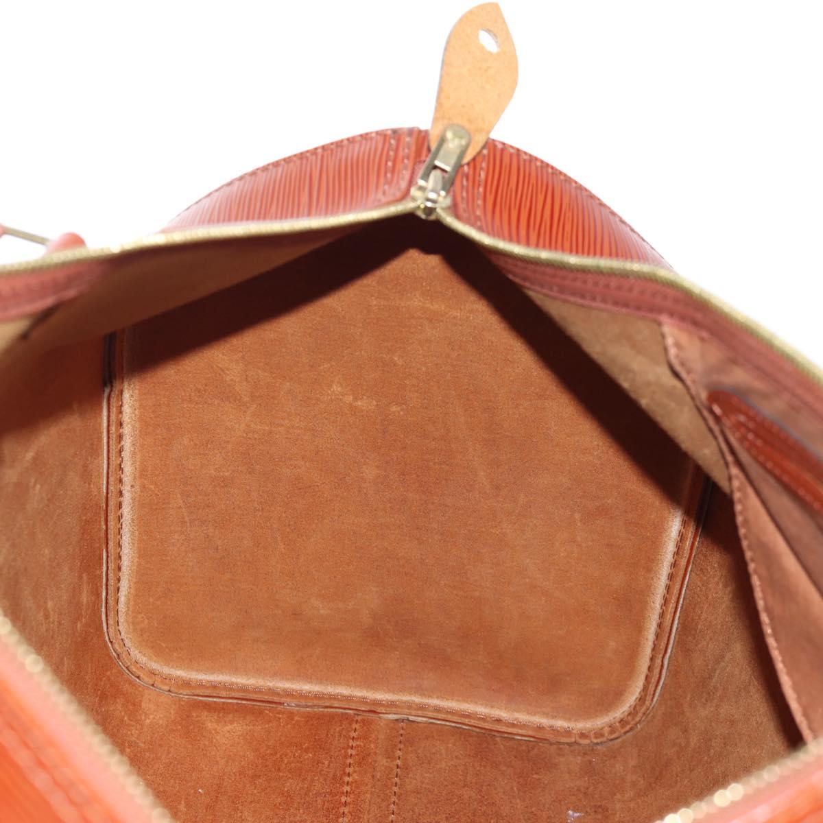 LOUIS VUITTON Epi Speedy 40 Hand Bag Brown Kenya M42983 LV Auth 198713V
