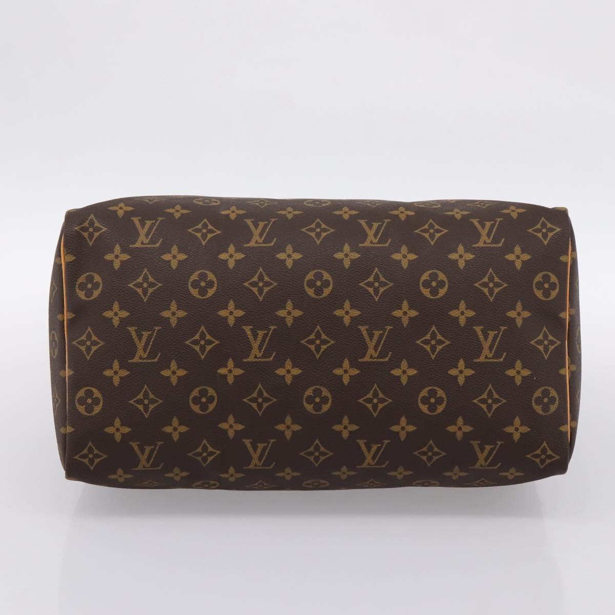 LOUIS VUITTON Monogram Speedy 35 Hand Bag M41524 LV Auth 198714V