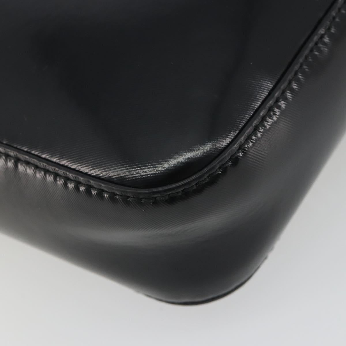 BURBERRY Thornton Messenger Shoulder Bag PVC Canvas Black Auth 198717A