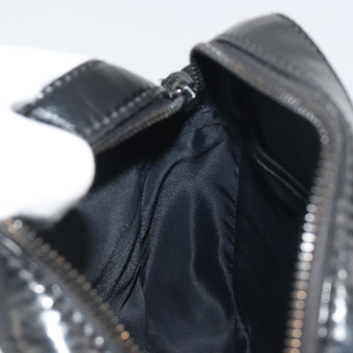 BURBERRY Thornton Messenger Shoulder Bag PVC Canvas Black Auth 198717A