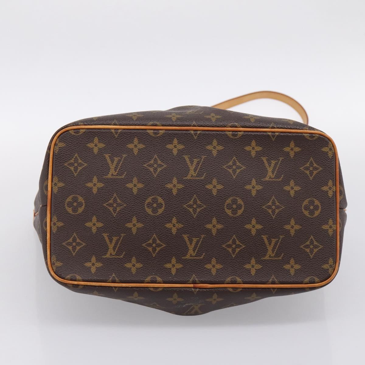 LOUIS VUITTON Monogram Palermo PM Tote Bag M40145 LV Auth 198725A