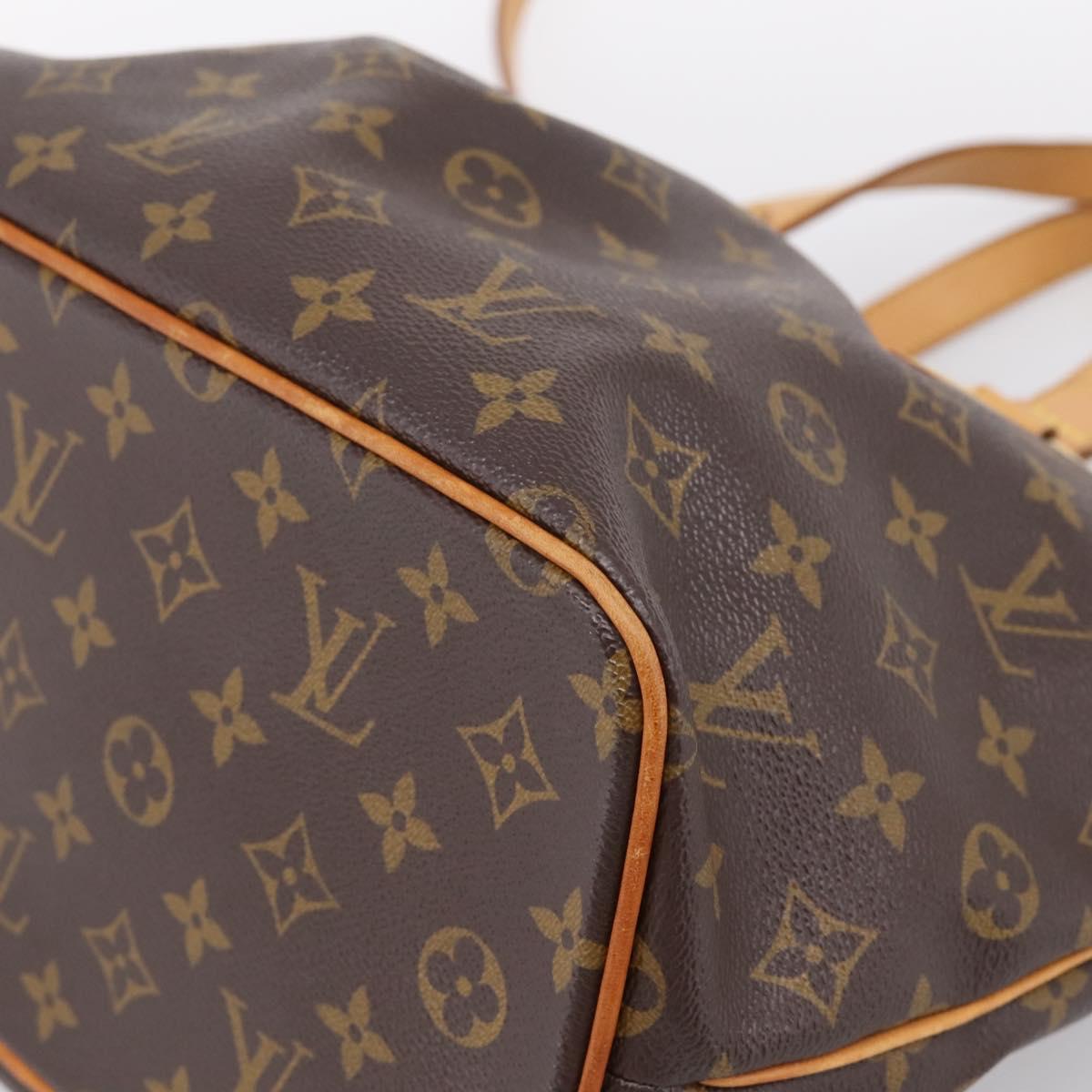 LOUIS VUITTON Monogram Palermo PM Tote Bag M40145 LV Auth 198725A