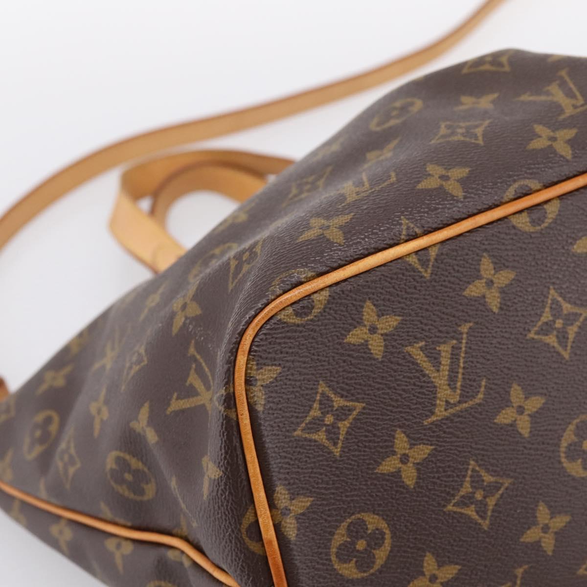 LOUIS VUITTON Monogram Palermo PM Tote Bag M40145 LV Auth 198725A
