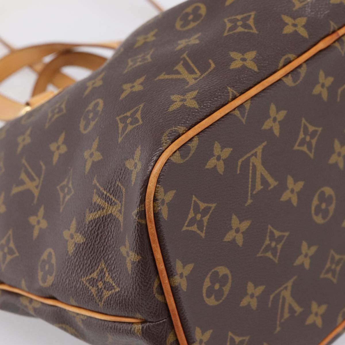 LOUIS VUITTON Monogram Palermo PM Tote Bag M40145 LV Auth 198725A