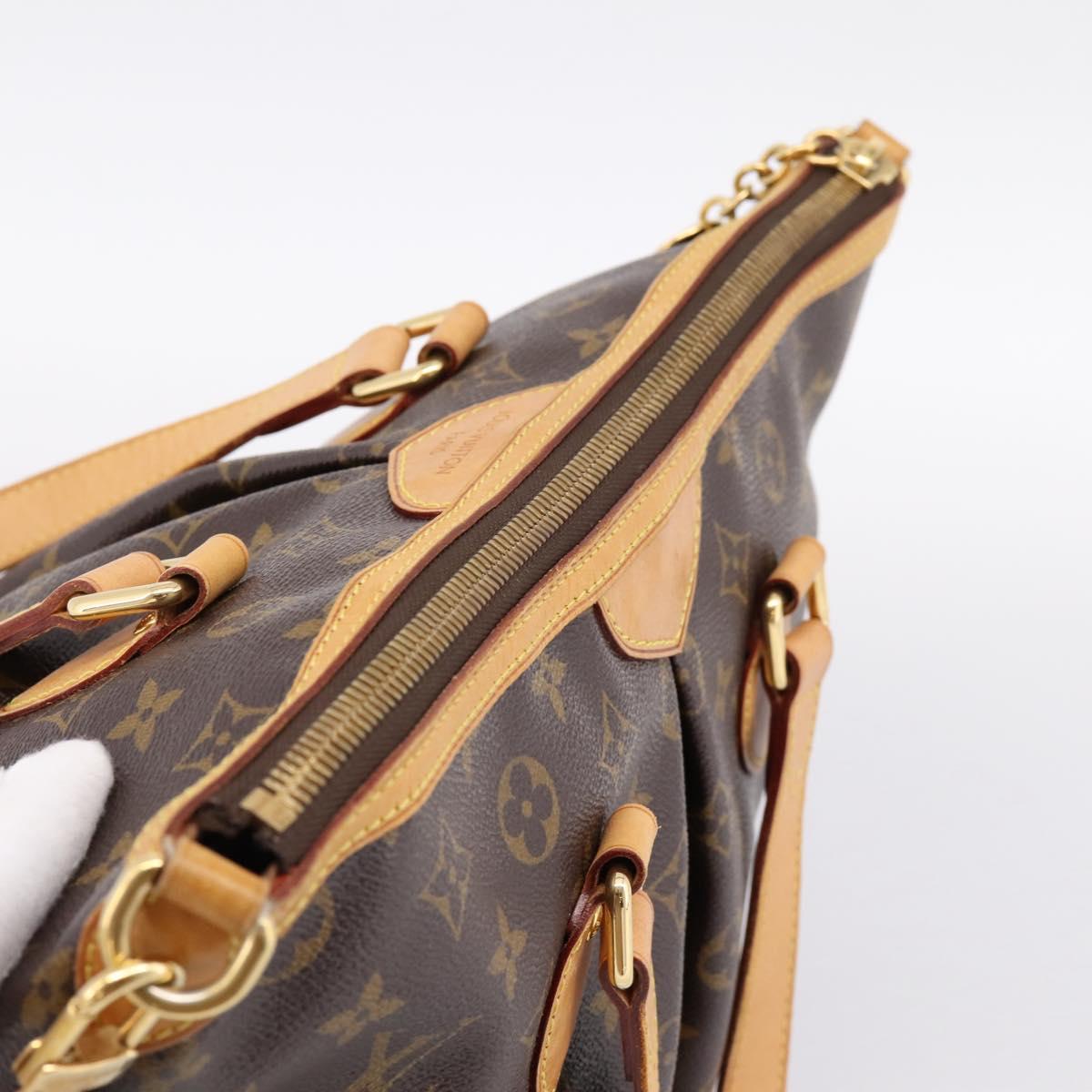 LOUIS VUITTON Monogram Palermo PM Tote Bag M40145 LV Auth 198725A