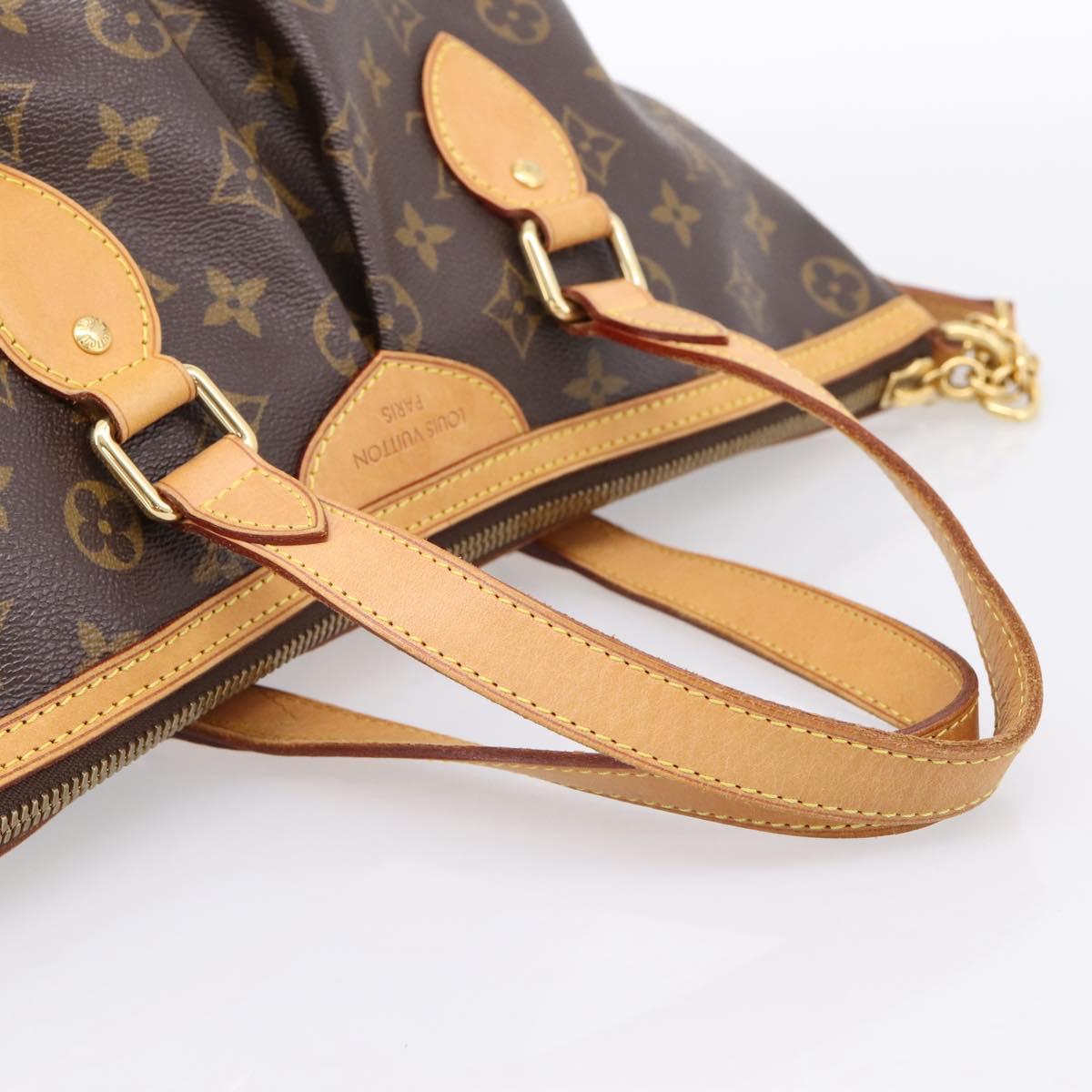 LOUIS VUITTON Monogram Palermo PM Tote Bag M40145 LV Auth 198725A