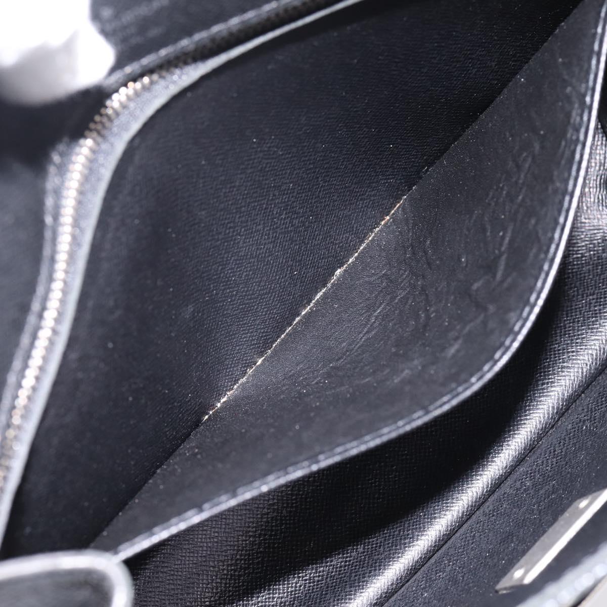 LOUIS VUITTON Taiga Selenga Clutch Bag Ardoise M30782 LV Auth 198728