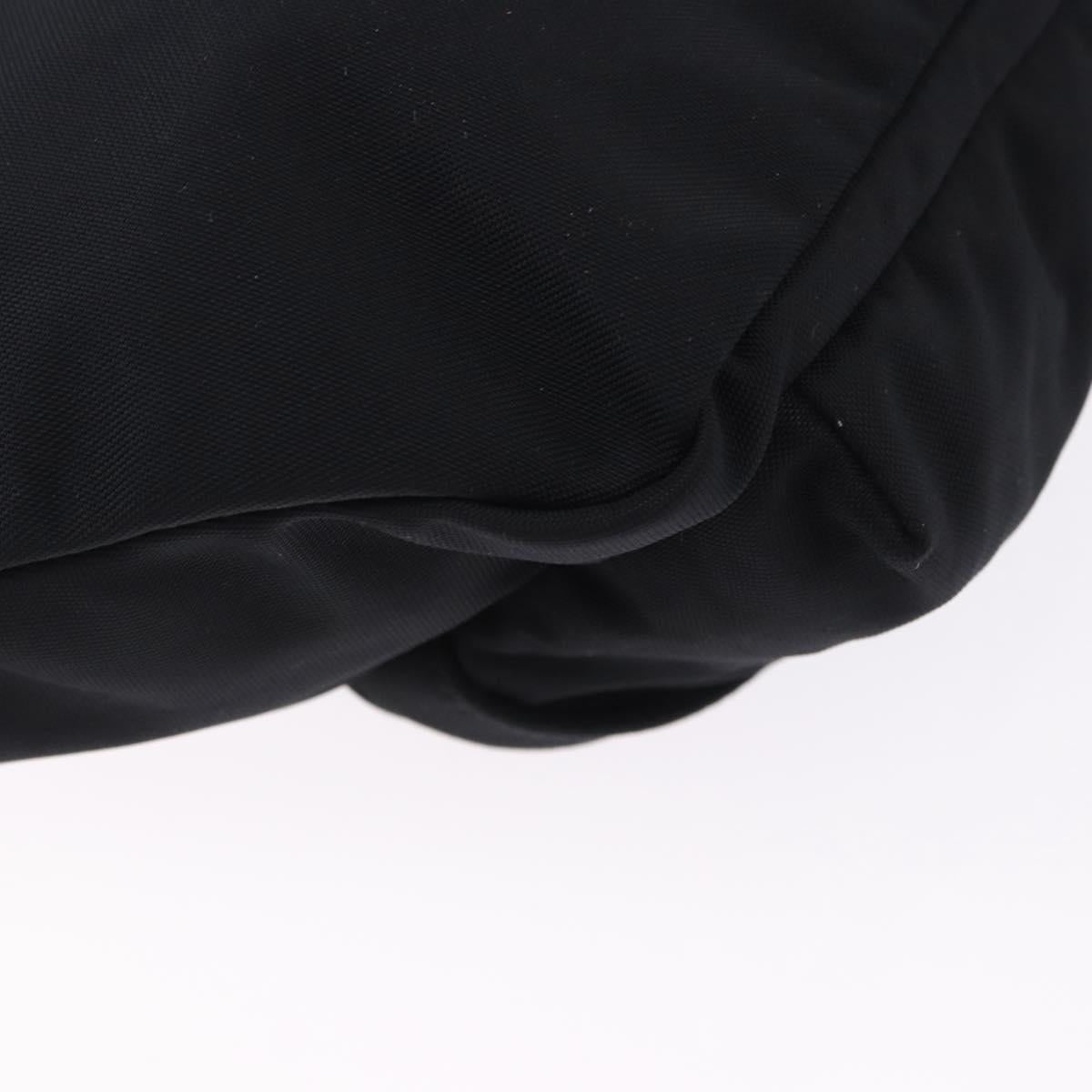BALENCIAGA Waist Bag Nylon Black Silver 533009 Auth 198730A