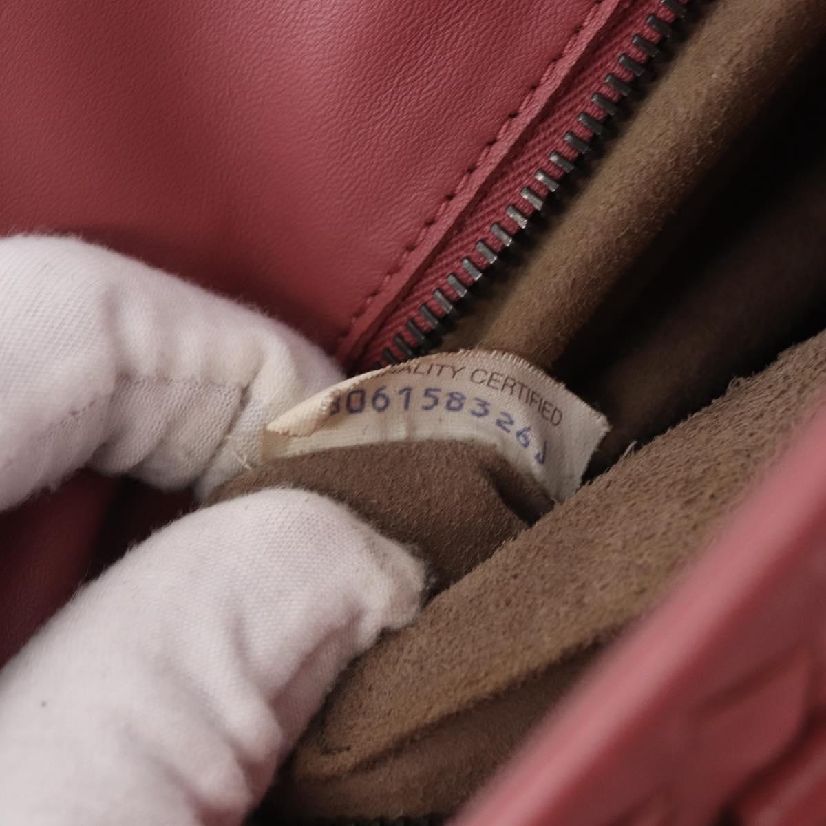 BOTTEGA VENETA INTRECCIATO Hand Bag Leather 2way Pink Auth 198745V