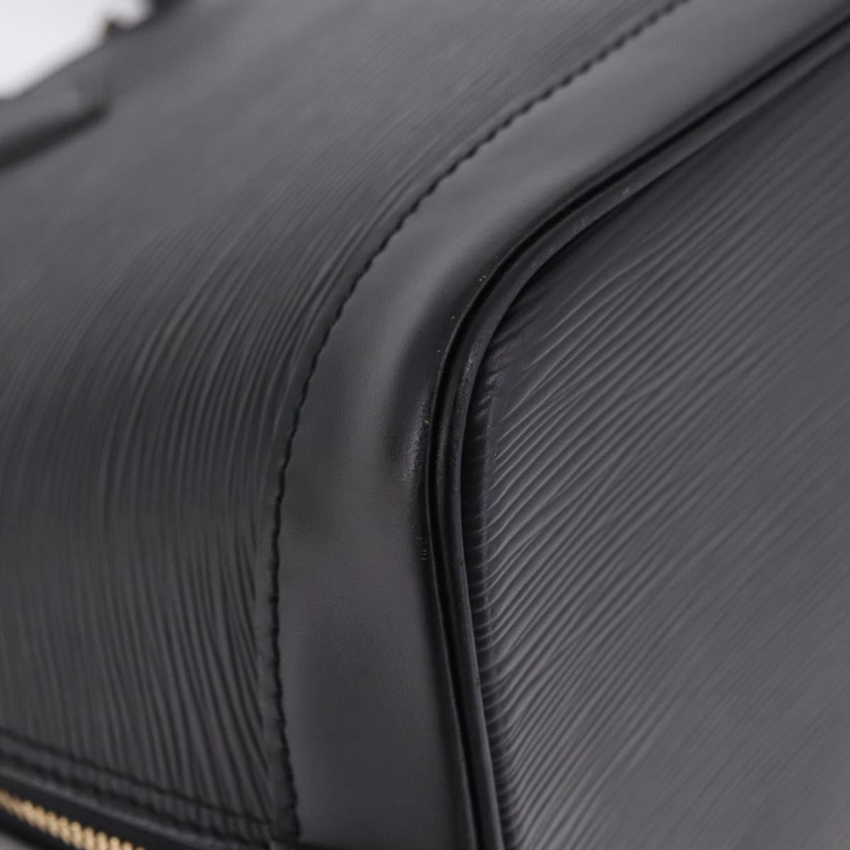 LOUIS VUITTON Epi Alma Hand Bag Noir Black M52142 LV Auth 198747V