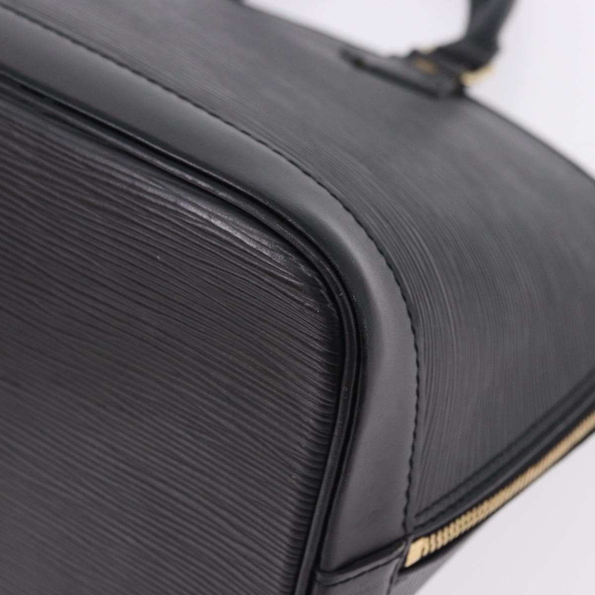LOUIS VUITTON Epi Alma Hand Bag Noir Black M52142 LV Auth 198747V