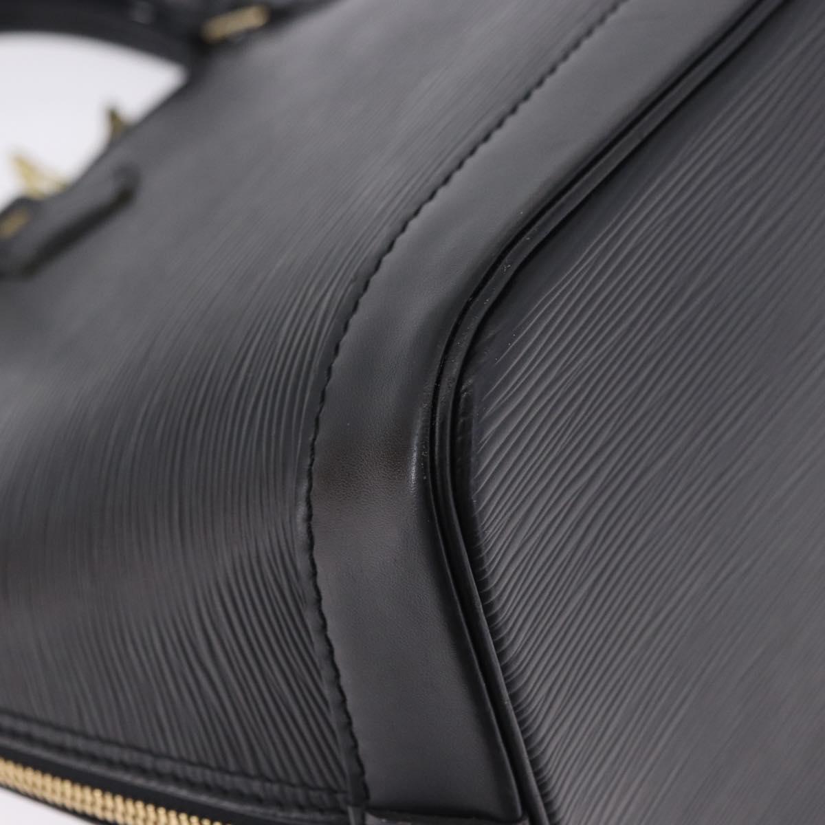 LOUIS VUITTON Epi Alma Hand Bag Noir Black M52142 LV Auth 198747V