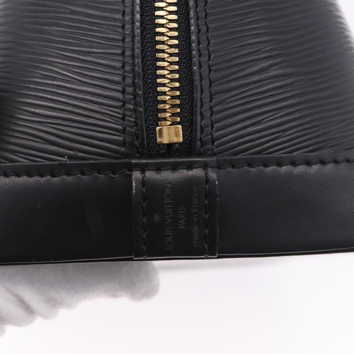 LOUIS VUITTON Epi Alma Hand Bag Noir Black M52142 LV Auth 198747V