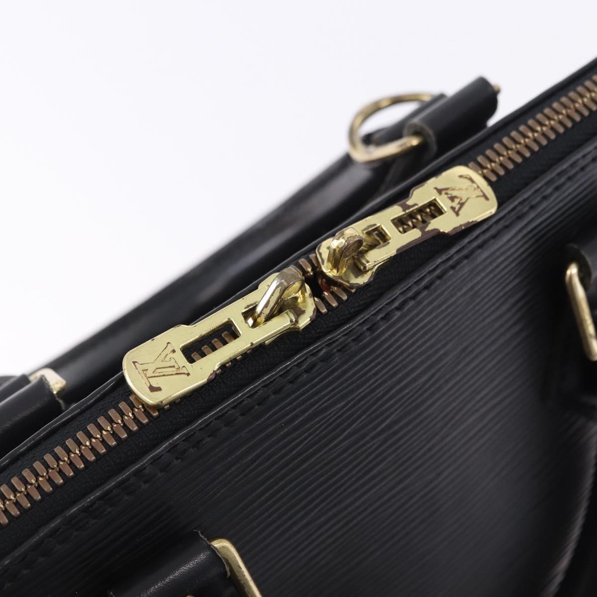 LOUIS VUITTON Epi Alma Hand Bag Noir Black M52142 LV Auth 198747V