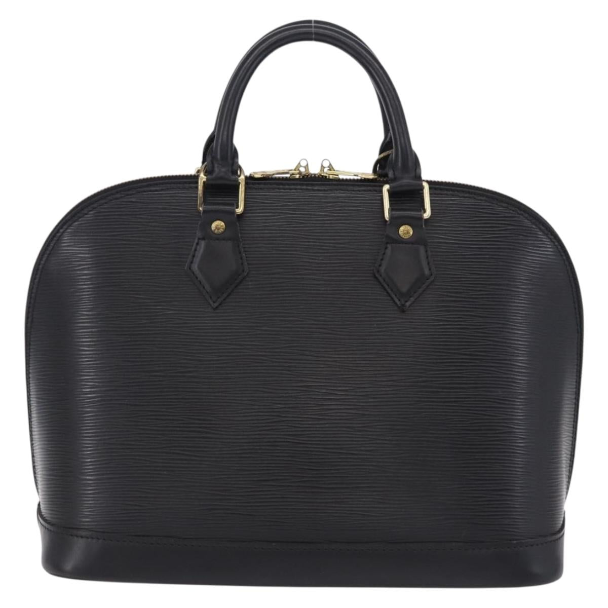 LOUIS VUITTON Epi Alma Hand Bag Noir Black M52142 LV Auth 198747V