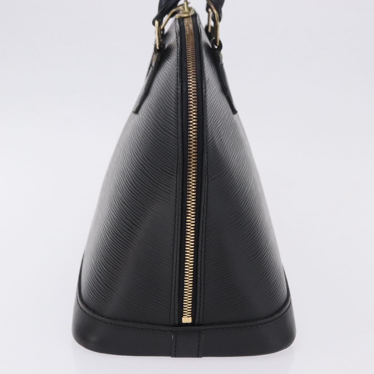 LOUIS VUITTON Epi Alma Hand Bag Noir Black M52142 LV Auth 198747V