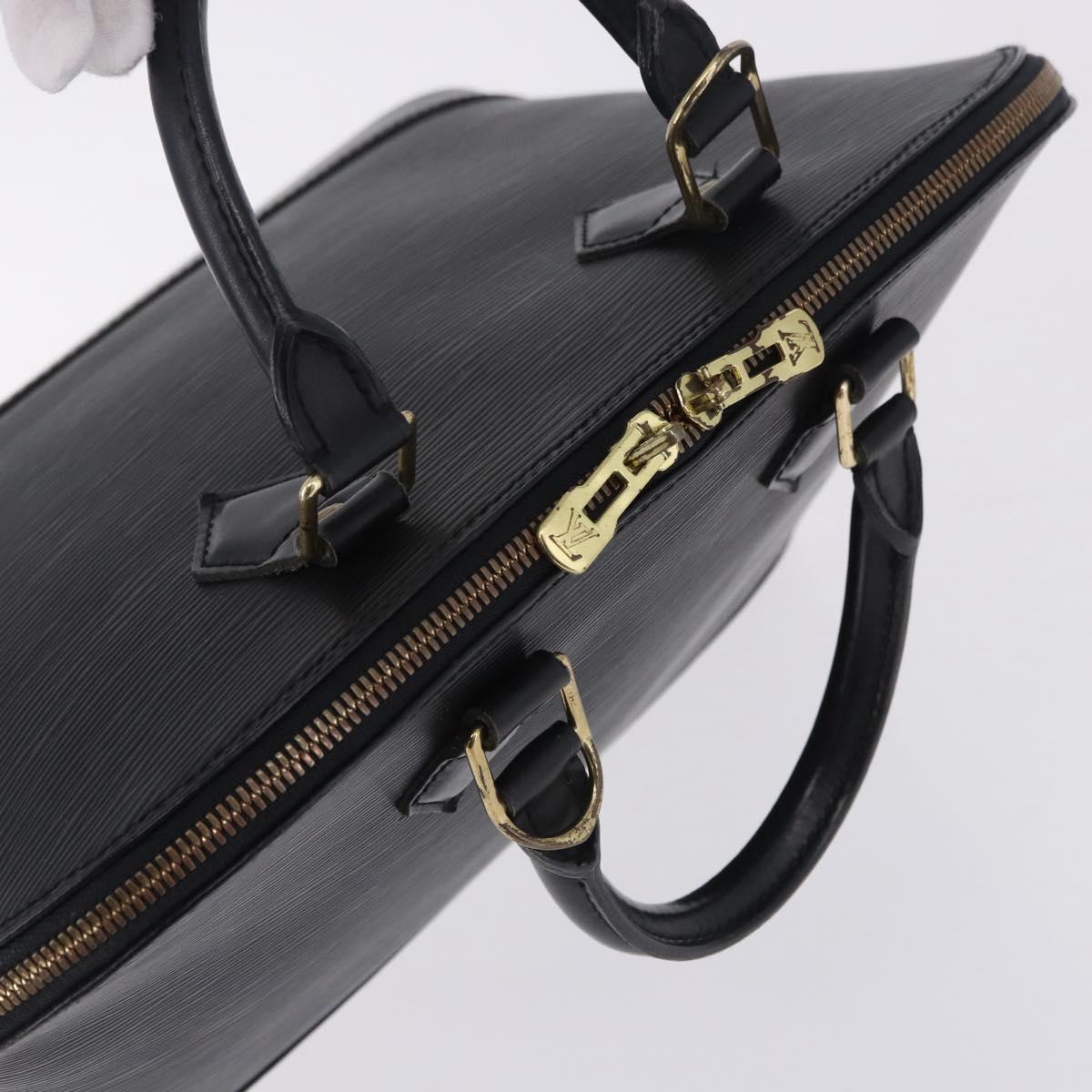 LOUIS VUITTON Epi Alma Hand Bag Noir Black M52142 LV Auth 198747V