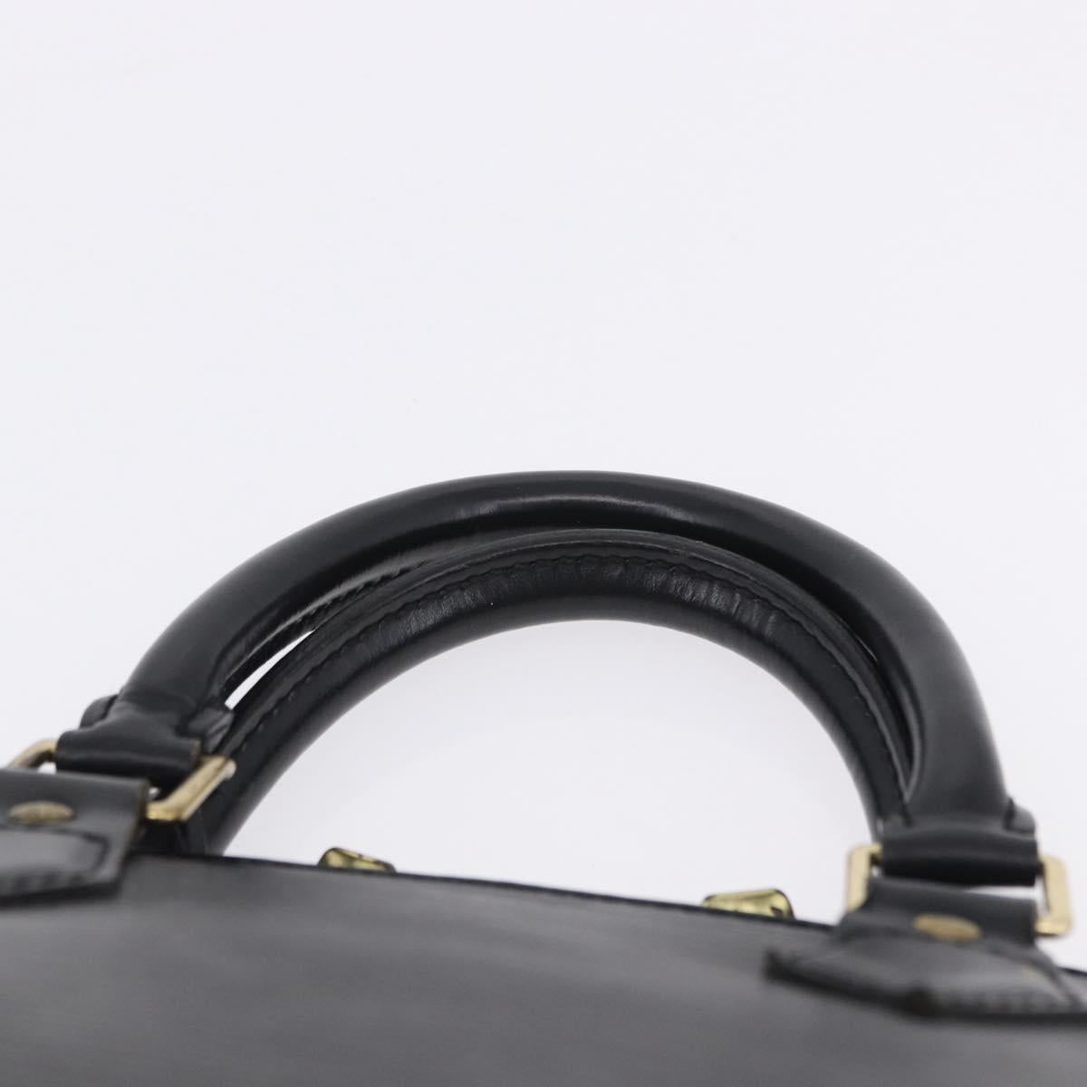 LOUIS VUITTON Epi Alma Hand Bag Noir Black M52142 LV Auth 198747V