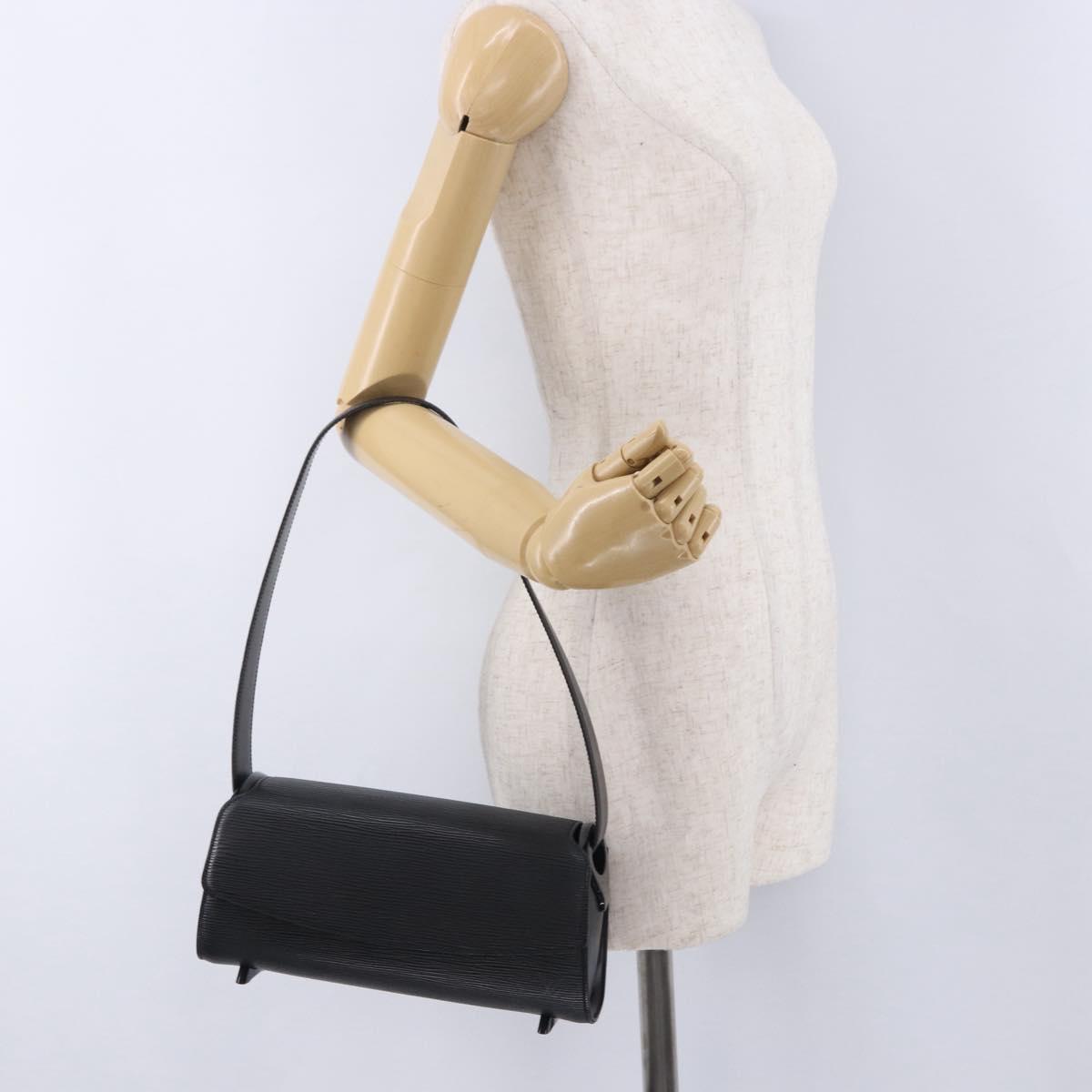 LOUIS VUITTON Epi Nocturn PM Shoulder Bag Black M52182 LV Auth 198749V