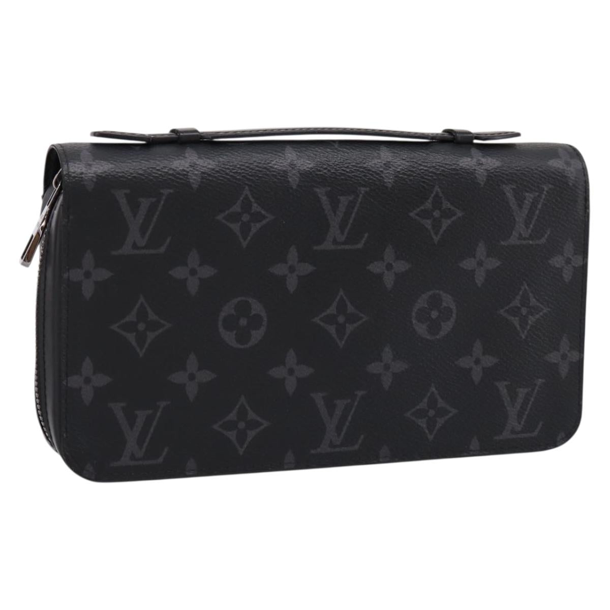 LOUIS VUITTON Monogram Eclipse Zippy XL Travel Case M61698 LV Auth 198756V